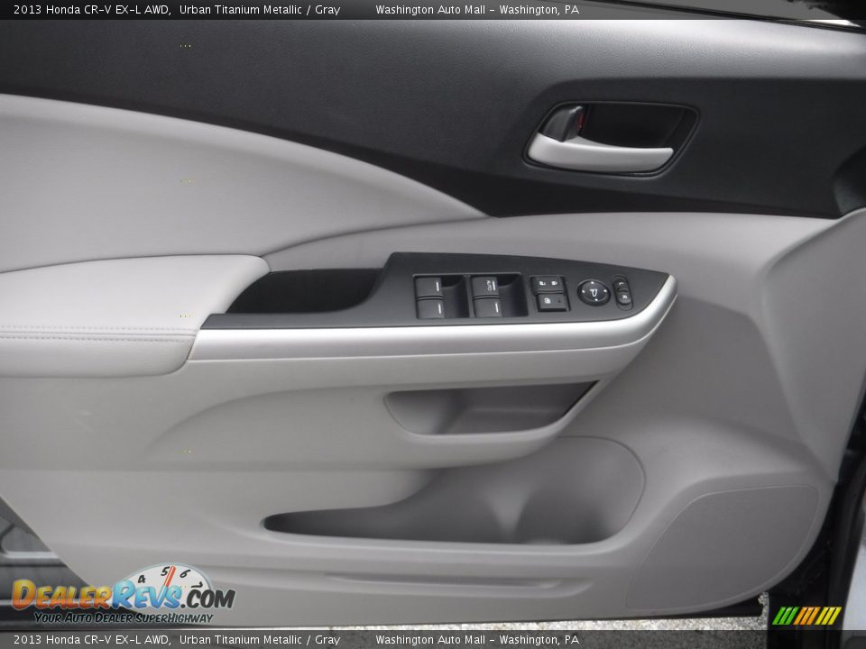 2013 Honda CR-V EX-L AWD Urban Titanium Metallic / Gray Photo #16