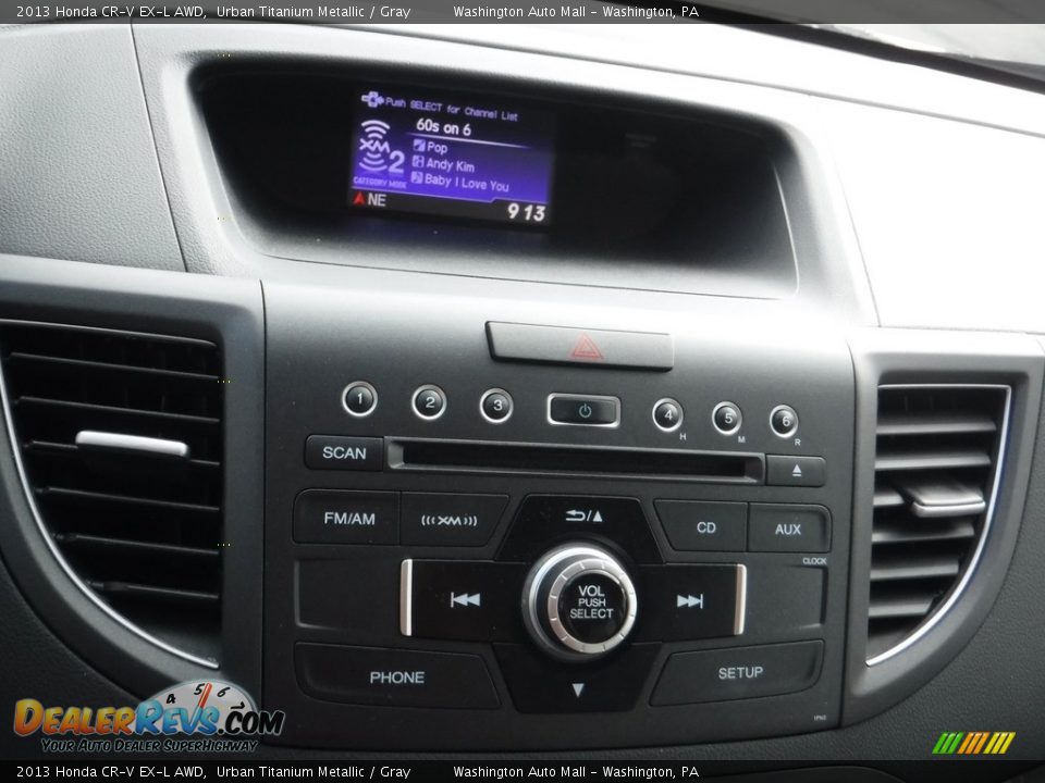 2013 Honda CR-V EX-L AWD Urban Titanium Metallic / Gray Photo #17