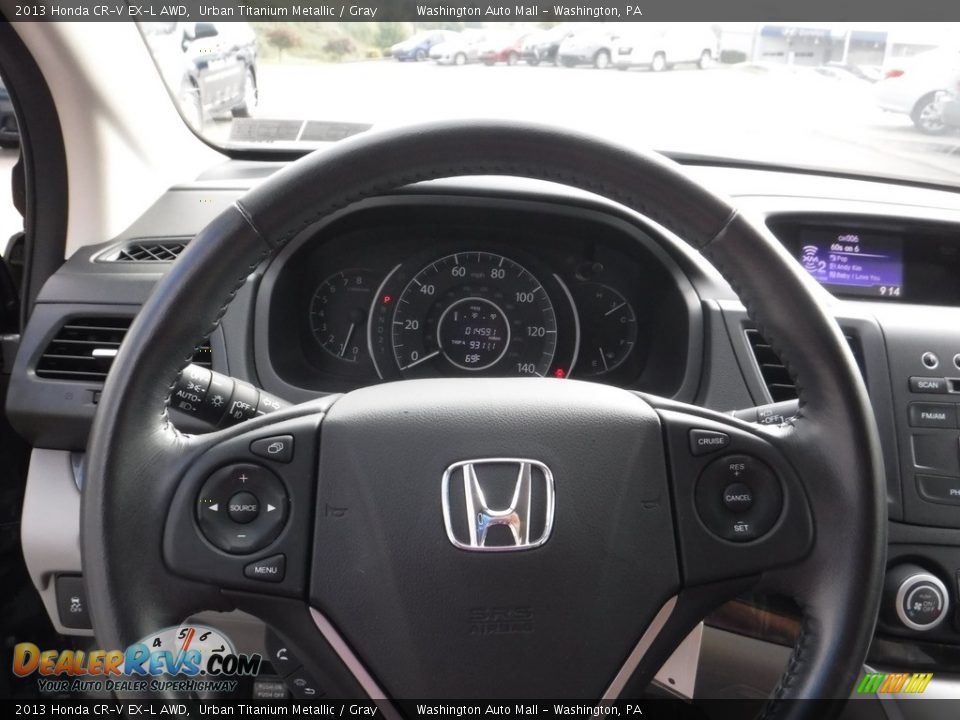 2013 Honda CR-V EX-L AWD Urban Titanium Metallic / Gray Photo #20