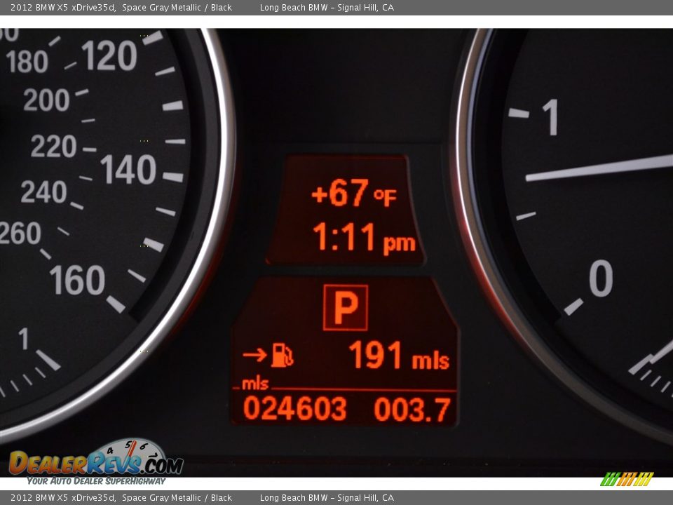 2012 BMW X5 xDrive35d Space Gray Metallic / Black Photo #26