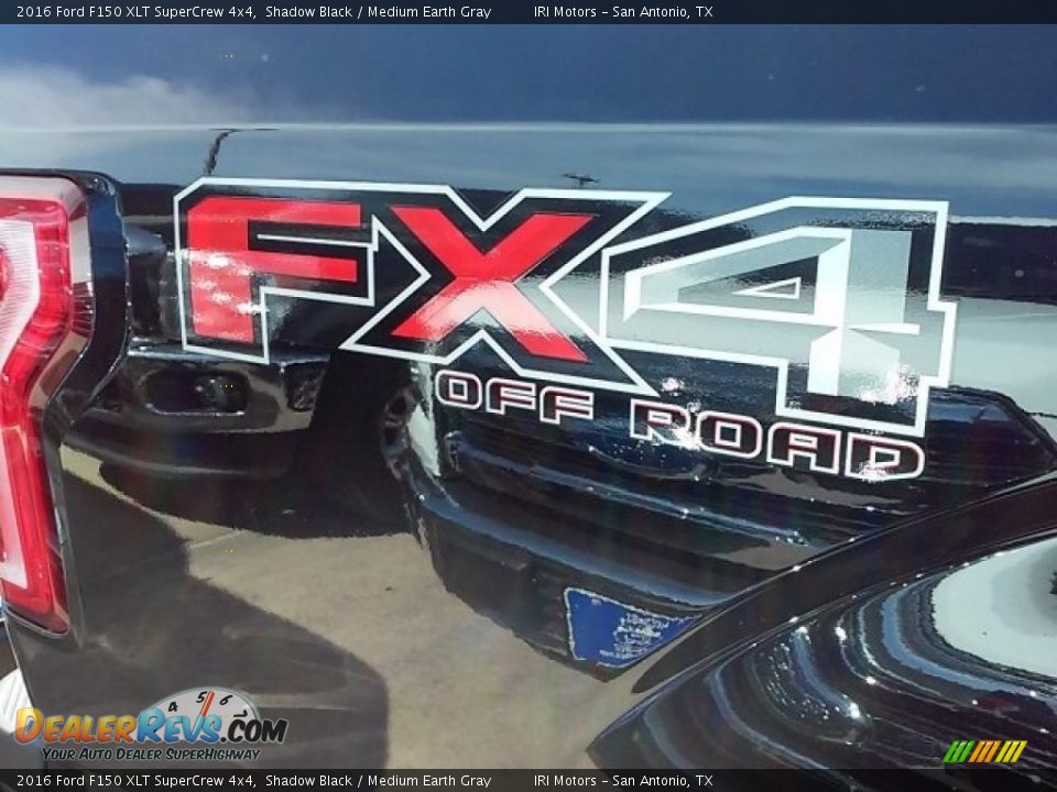 2016 Ford F150 XLT SuperCrew 4x4 Shadow Black / Medium Earth Gray Photo #30