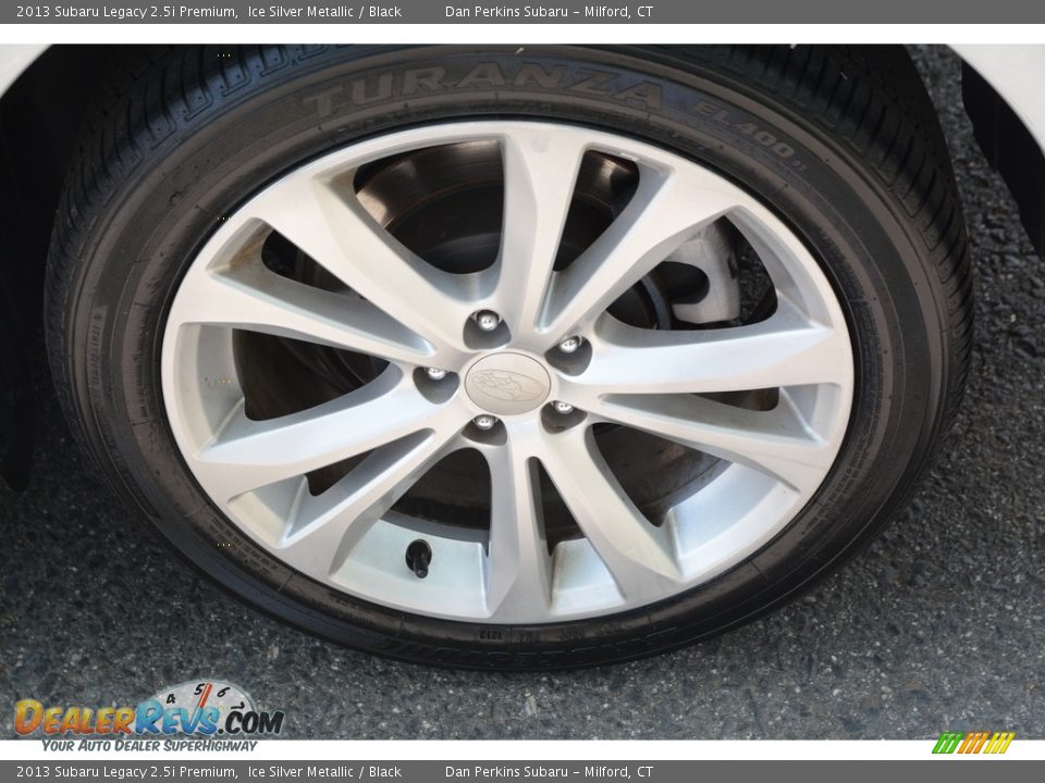 2013 Subaru Legacy 2.5i Premium Ice Silver Metallic / Black Photo #19
