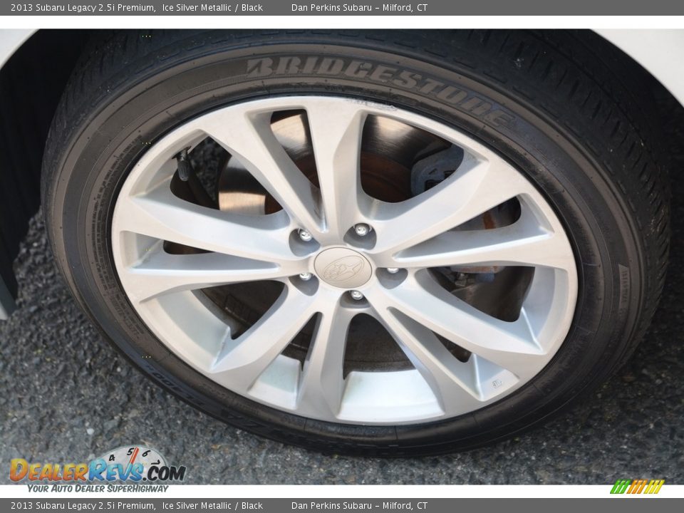 2013 Subaru Legacy 2.5i Premium Ice Silver Metallic / Black Photo #20