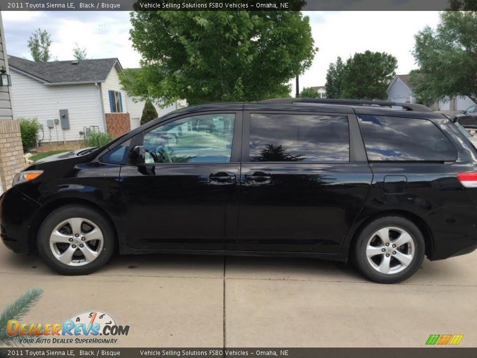 2011 Toyota Sienna LE Black / Bisque Photo #1