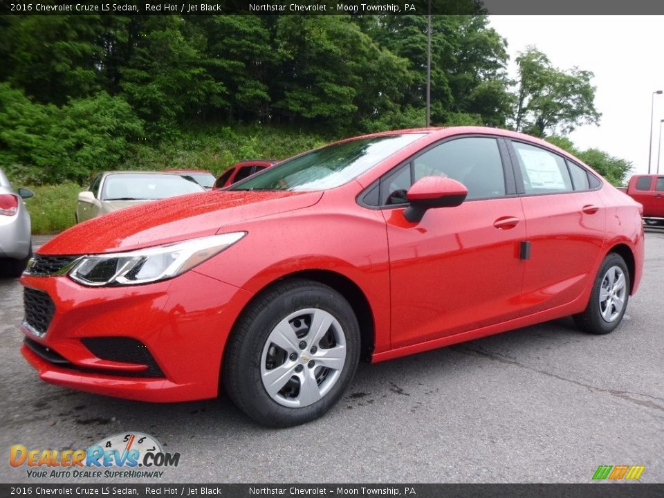 2016 Chevrolet Cruze LS Sedan Red Hot / Jet Black Photo #1