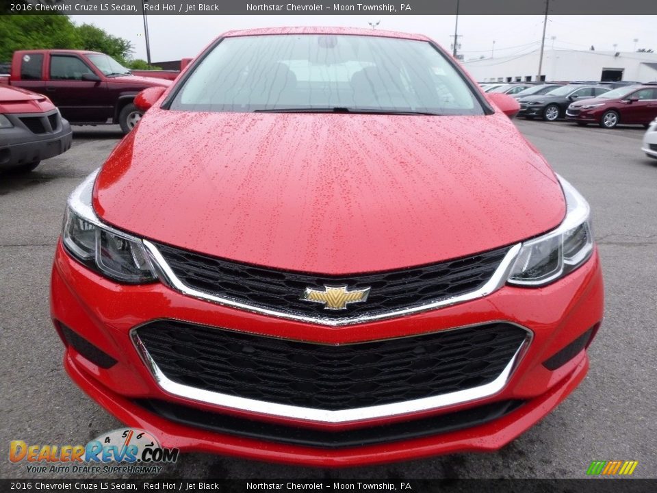 2016 Chevrolet Cruze LS Sedan Red Hot / Jet Black Photo #2