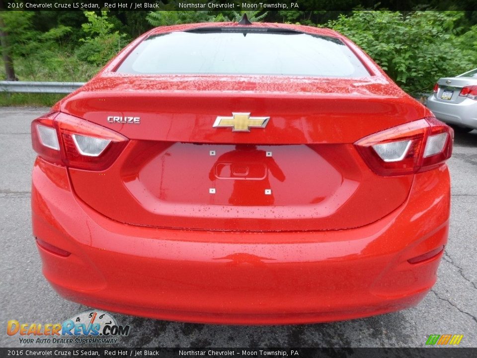 2016 Chevrolet Cruze LS Sedan Red Hot / Jet Black Photo #8