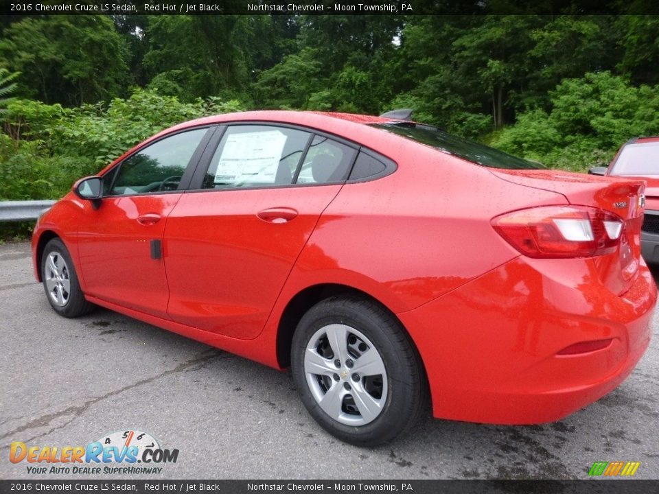 2016 Chevrolet Cruze LS Sedan Red Hot / Jet Black Photo #9