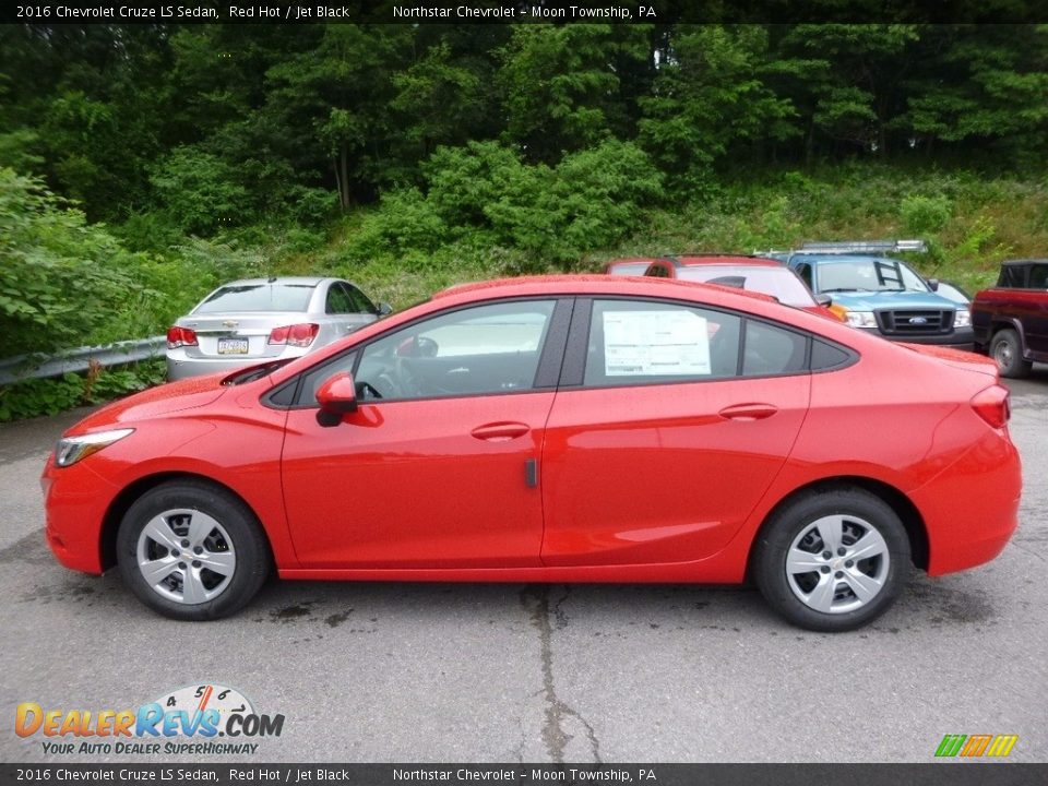 2016 Chevrolet Cruze LS Sedan Red Hot / Jet Black Photo #10