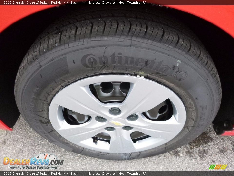 2016 Chevrolet Cruze LS Sedan Red Hot / Jet Black Photo #11