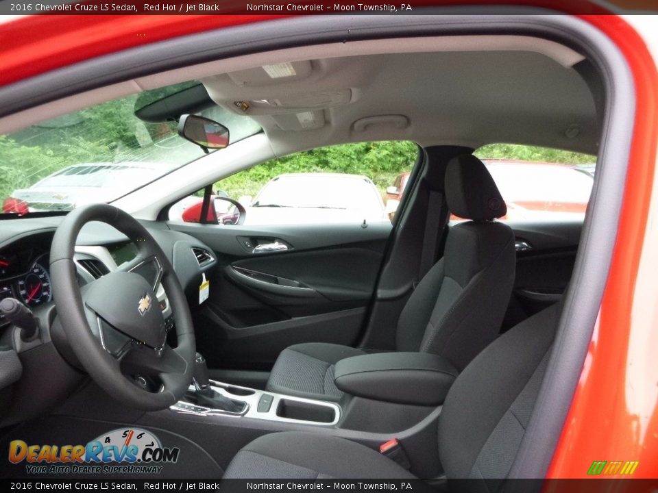 2016 Chevrolet Cruze LS Sedan Red Hot / Jet Black Photo #12