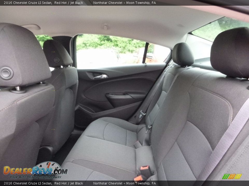 2016 Chevrolet Cruze LS Sedan Red Hot / Jet Black Photo #13