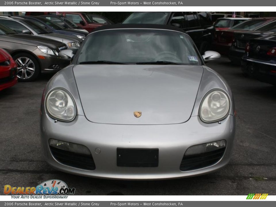 2006 Porsche Boxster Arctic Silver Metallic / Stone Grey Photo #2