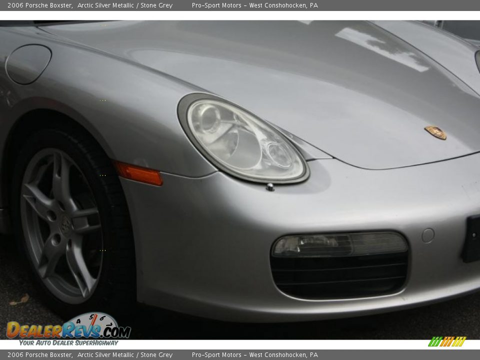 2006 Porsche Boxster Arctic Silver Metallic / Stone Grey Photo #4