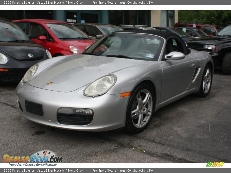 2006 Porsche Boxster Arctic Silver Metallic / Stone Grey Photo #5