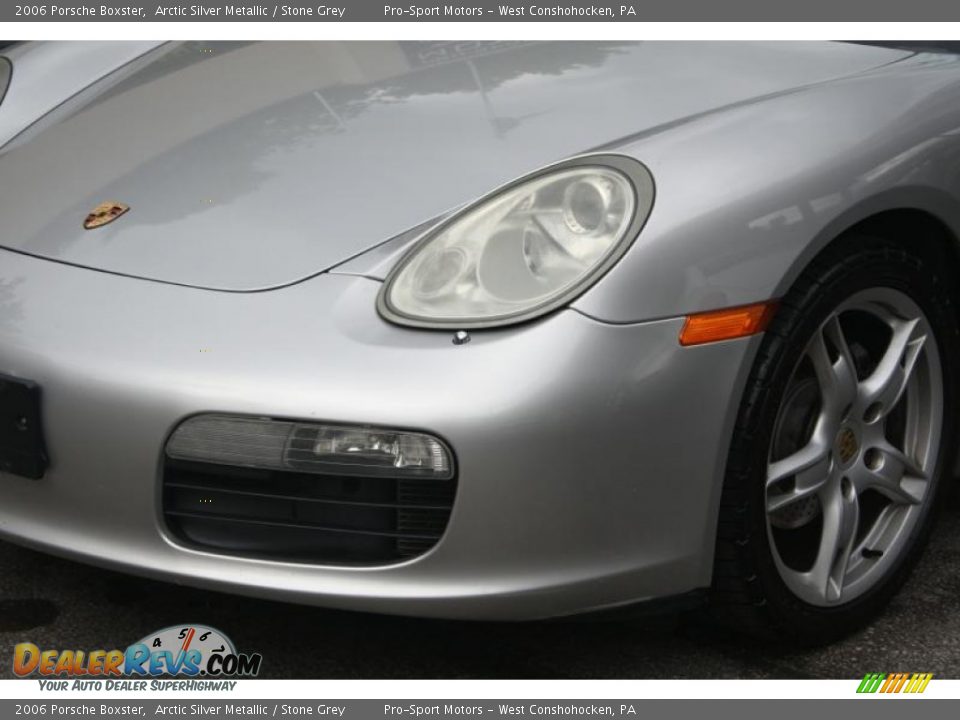 2006 Porsche Boxster Arctic Silver Metallic / Stone Grey Photo #6