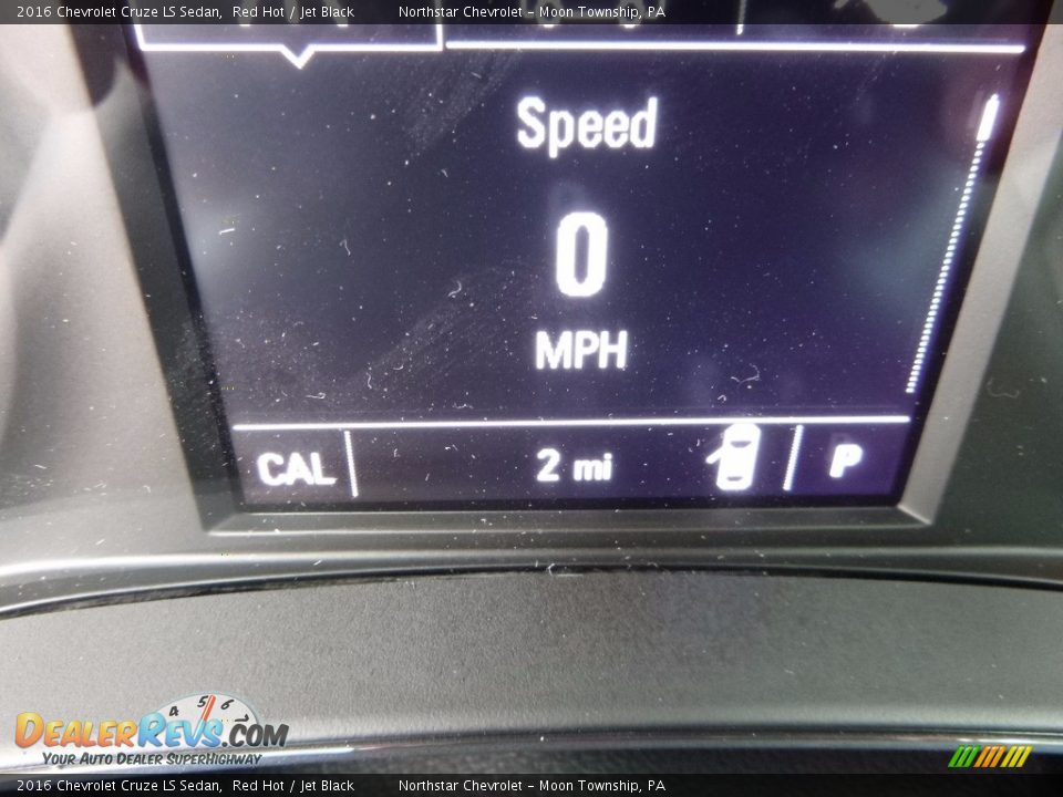 2016 Chevrolet Cruze LS Sedan Red Hot / Jet Black Photo #20