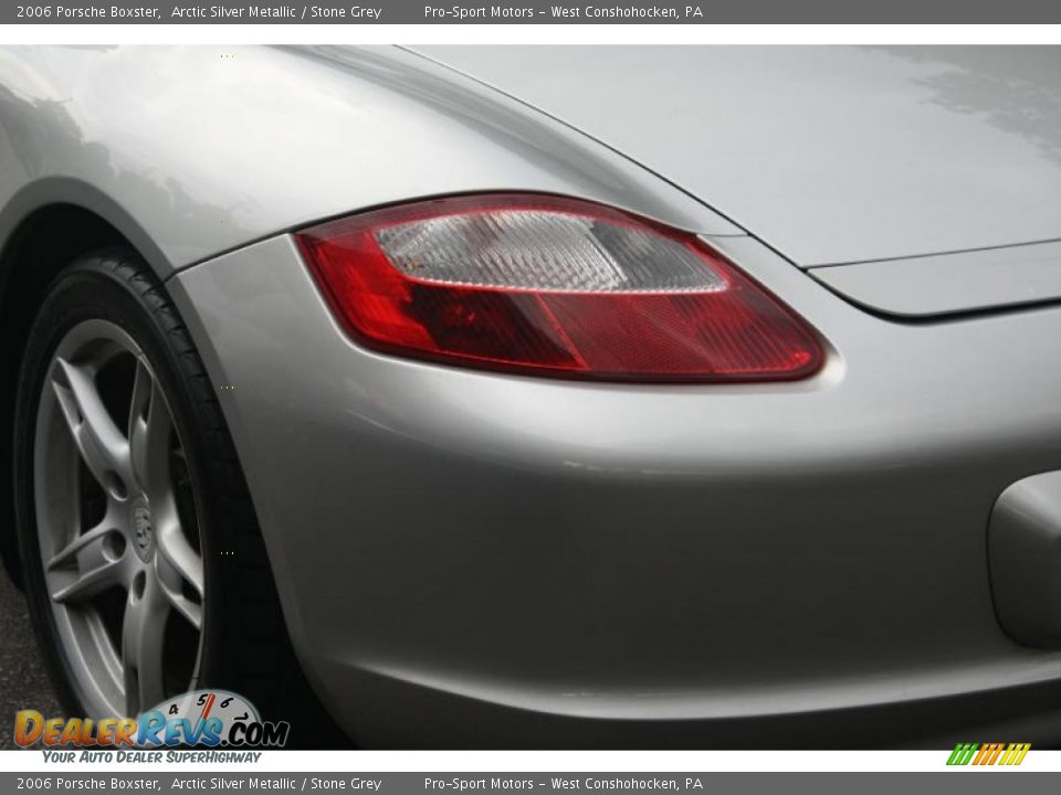 2006 Porsche Boxster Arctic Silver Metallic / Stone Grey Photo #10