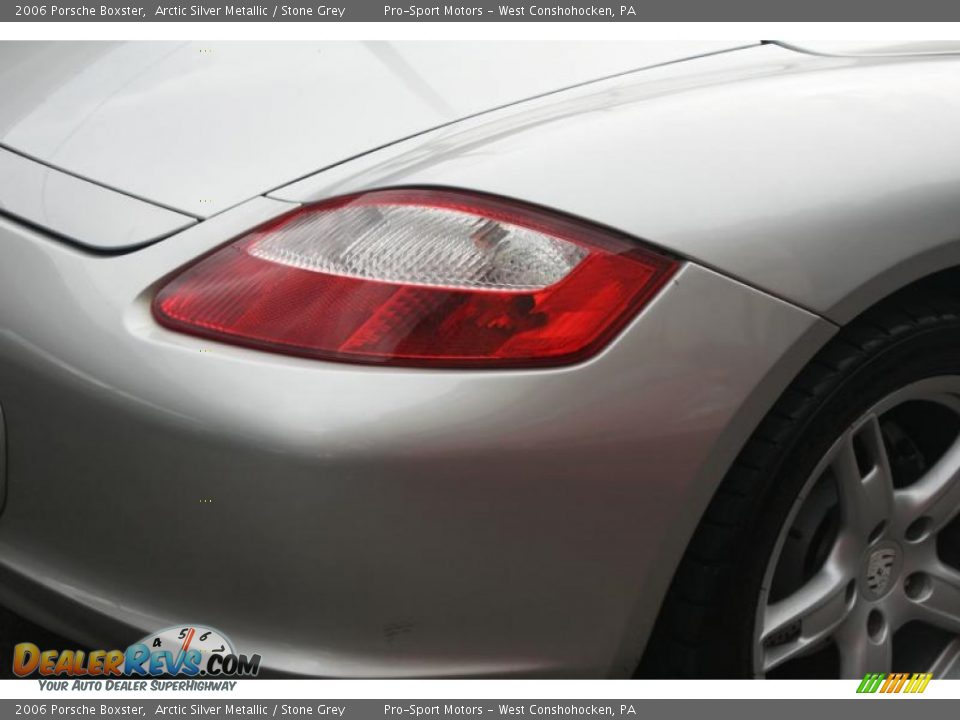 2006 Porsche Boxster Arctic Silver Metallic / Stone Grey Photo #12