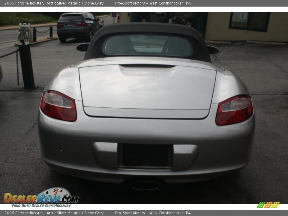 2006 Porsche Boxster Arctic Silver Metallic / Stone Grey Photo #13