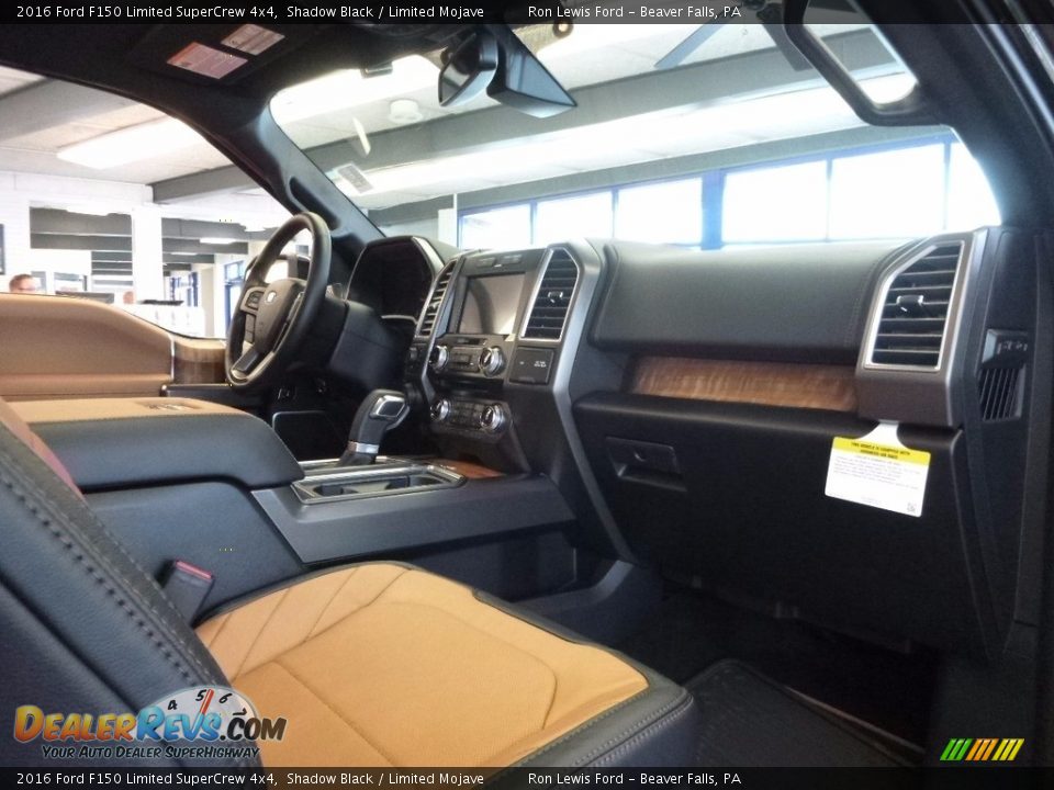 Dashboard of 2016 Ford F150 Limited SuperCrew 4x4 Photo #3