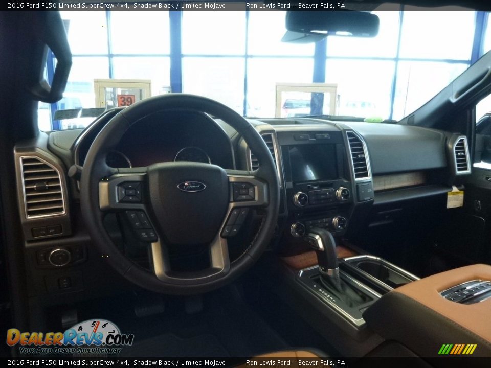 Dashboard of 2016 Ford F150 Limited SuperCrew 4x4 Photo #12