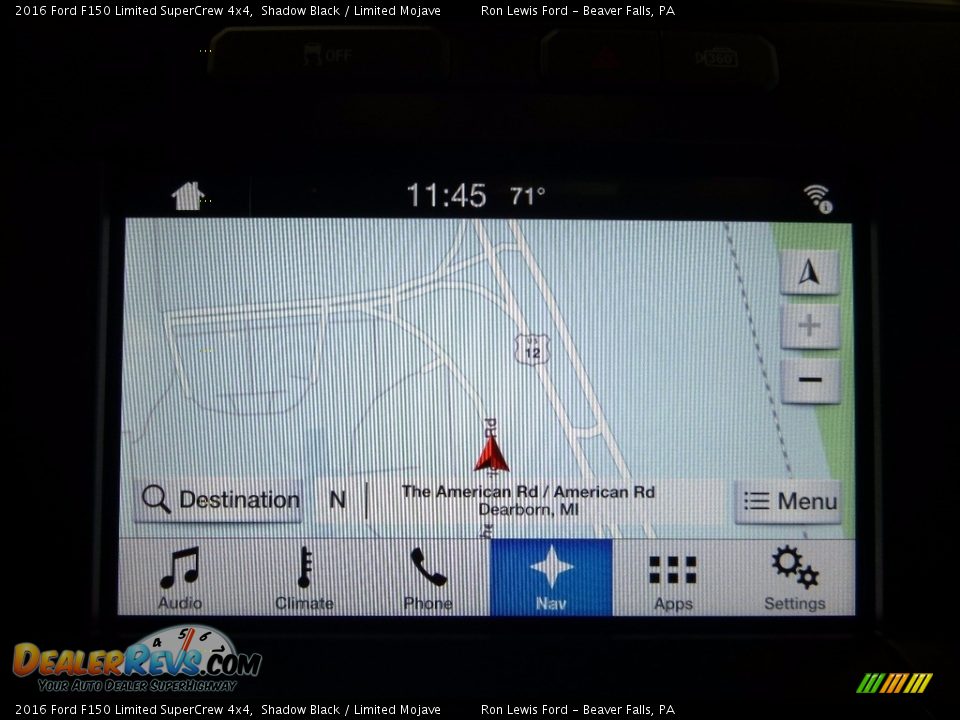 Navigation of 2016 Ford F150 Limited SuperCrew 4x4 Photo #19