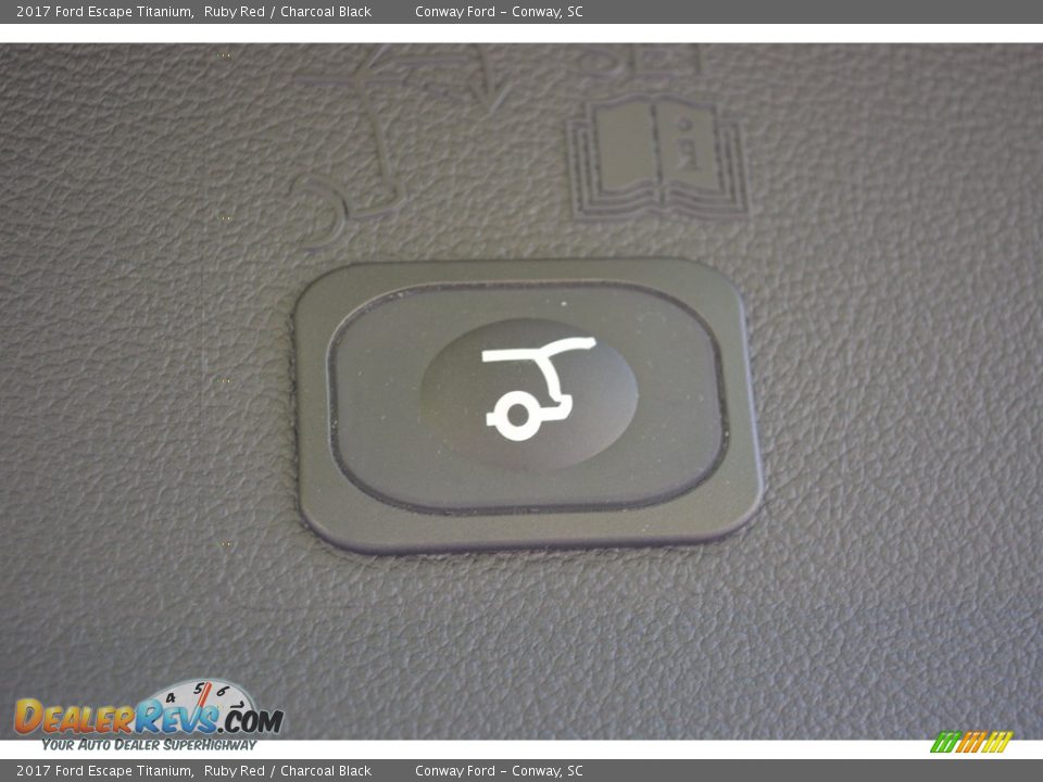 2017 Ford Escape Titanium Ruby Red / Charcoal Black Photo #18