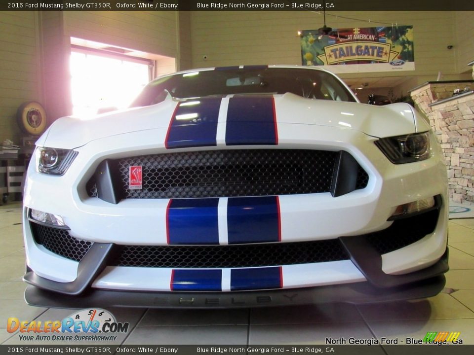2016 Ford Mustang Shelby GT350R Oxford White / Ebony Photo #8