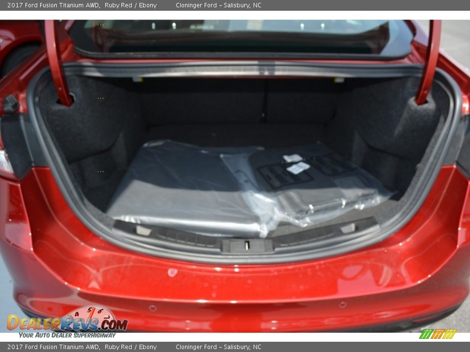 2017 Ford Fusion Titanium AWD Ruby Red / Ebony Photo #10