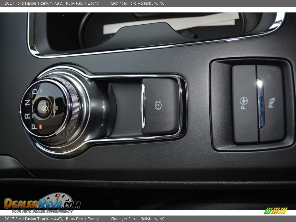 2017 Ford Fusion Titanium AWD Ruby Red / Ebony Photo #17