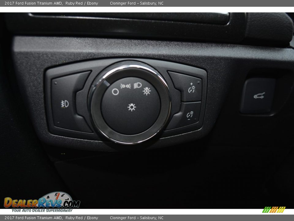 2017 Ford Fusion Titanium AWD Ruby Red / Ebony Photo #19