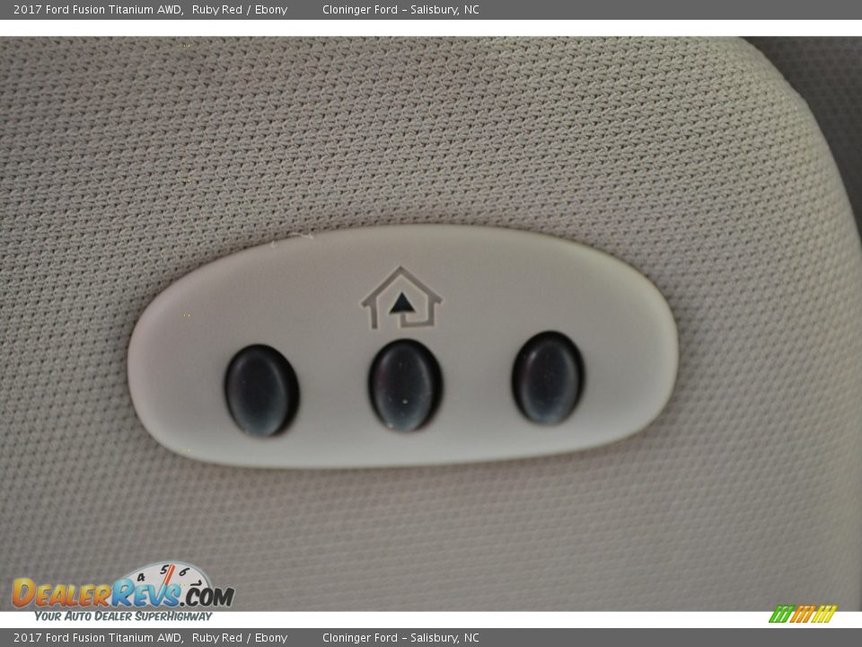 2017 Ford Fusion Titanium AWD Ruby Red / Ebony Photo #21