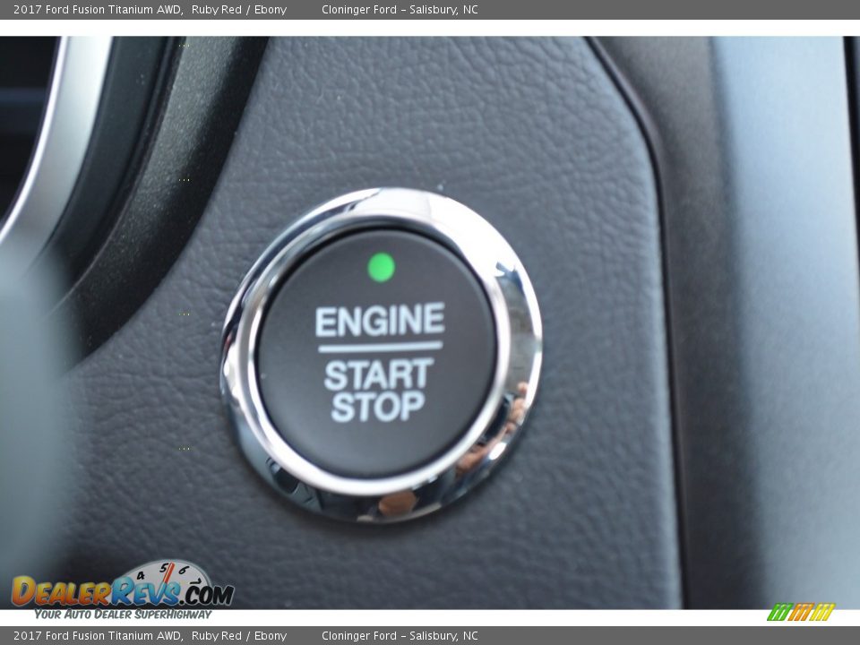 2017 Ford Fusion Titanium AWD Ruby Red / Ebony Photo #22