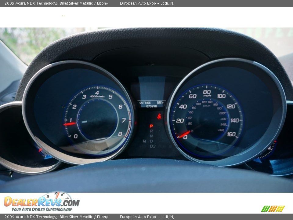 2009 Acura MDX Technology Billet Silver Metallic / Ebony Photo #18