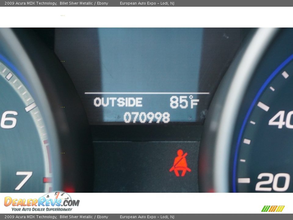 2009 Acura MDX Technology Billet Silver Metallic / Ebony Photo #19