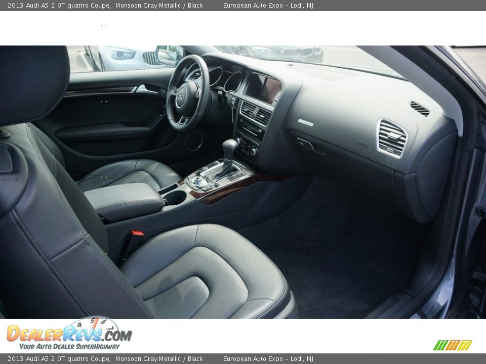 2013 Audi A5 2.0T quattro Coupe Monsoon Gray Metallic / Black Photo #9