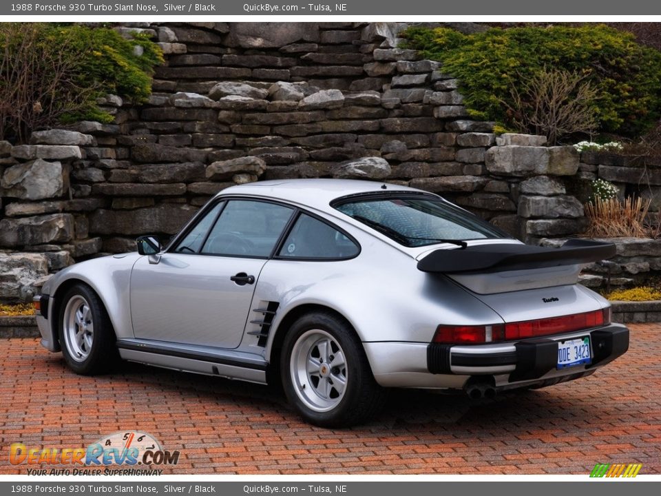 1988 Porsche 930 Turbo Slant Nose Silver / Black Photo #4