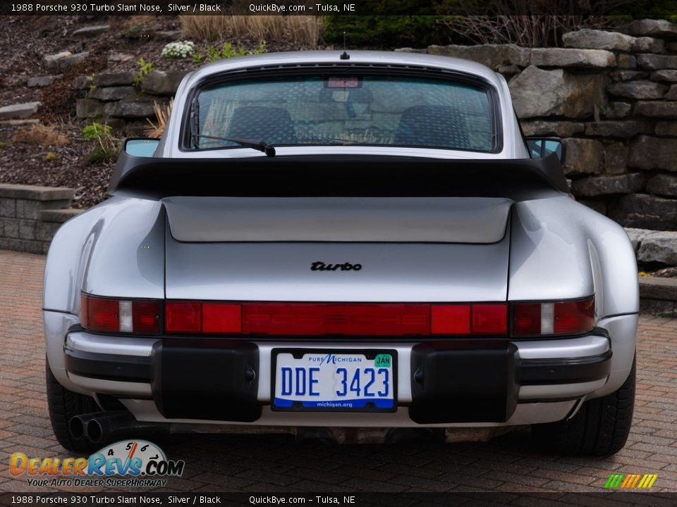 1988 Porsche 930 Turbo Slant Nose Silver / Black Photo #5