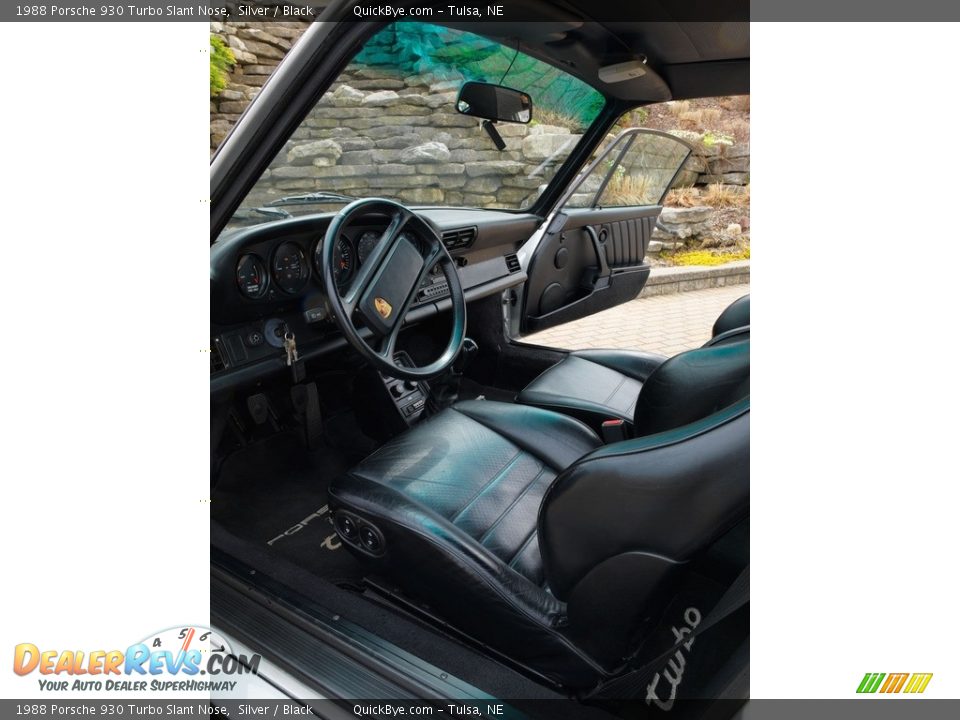 1988 Porsche 930 Turbo Slant Nose Silver / Black Photo #6