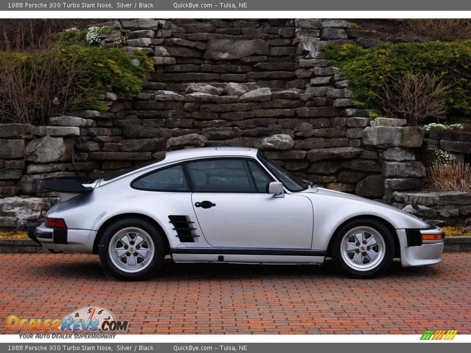 Silver 1988 Porsche 930 Turbo Slant Nose Photo #9
