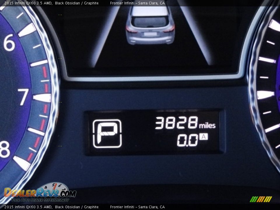 2015 Infiniti QX60 3.5 AWD Black Obsidian / Graphite Photo #24