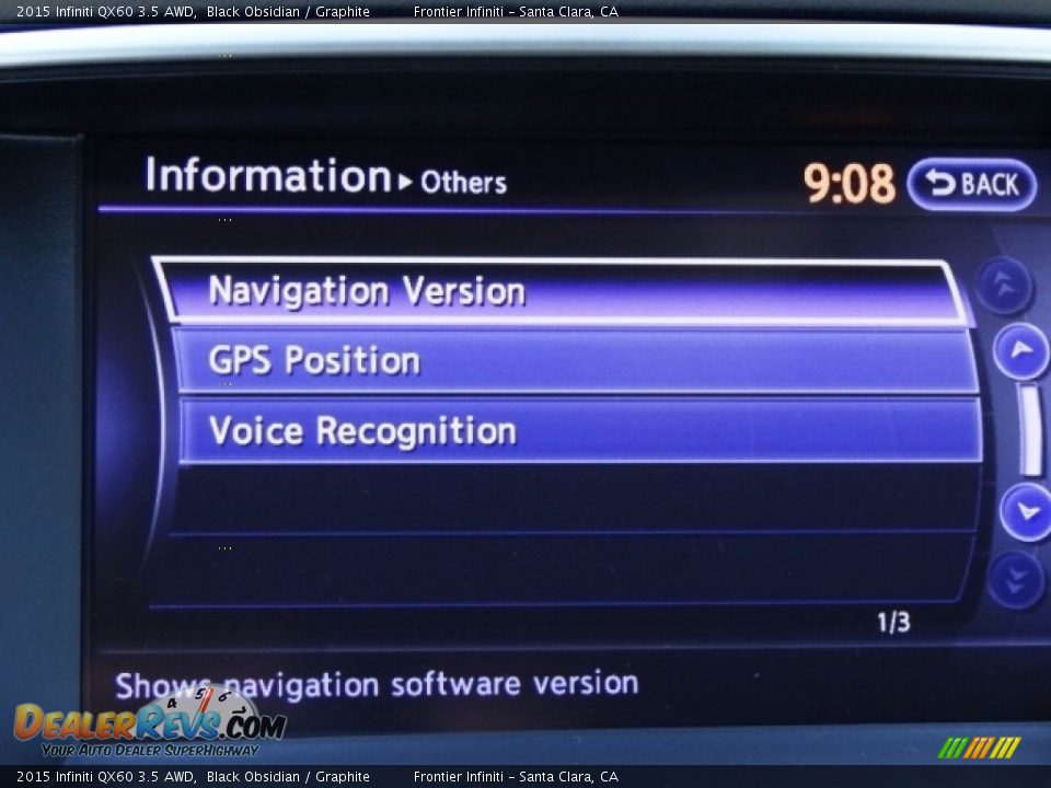 2015 Infiniti QX60 3.5 AWD Black Obsidian / Graphite Photo #27