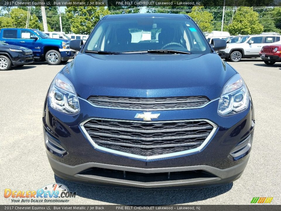 2017 Chevrolet Equinox LS Blue Velvet Metallic / Jet Black Photo #2