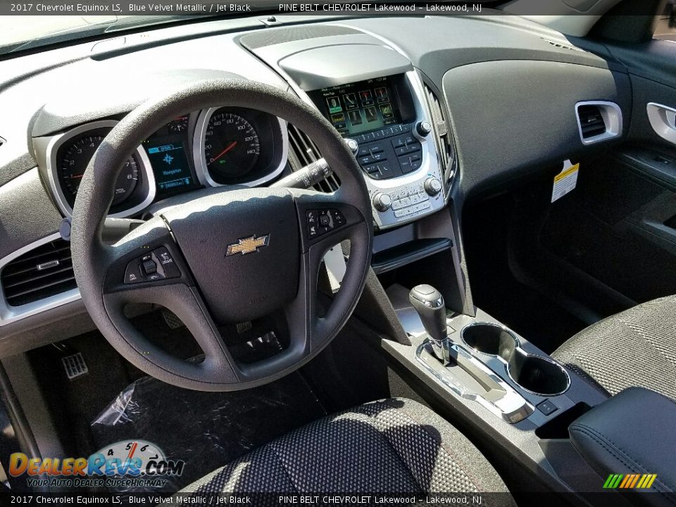 Jet Black Interior - 2017 Chevrolet Equinox LS Photo #8
