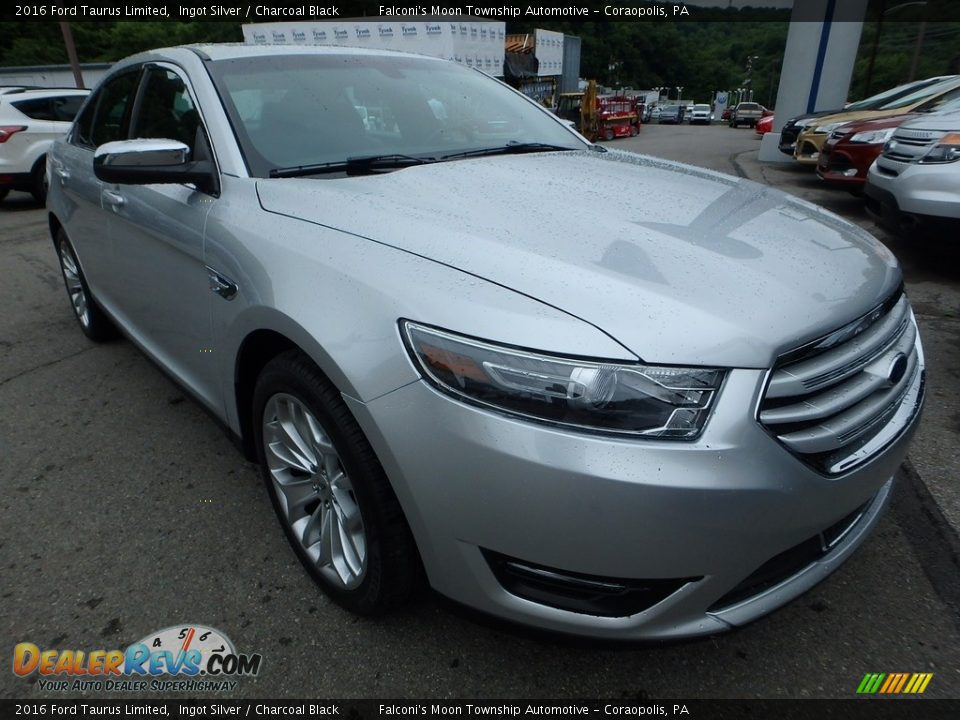 2016 Ford Taurus Limited Ingot Silver / Charcoal Black Photo #8