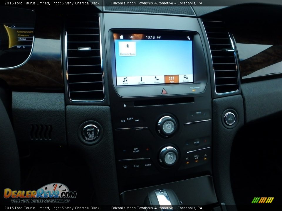 2016 Ford Taurus Limited Ingot Silver / Charcoal Black Photo #22
