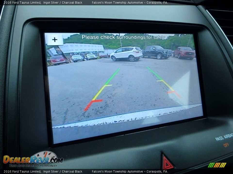 2016 Ford Taurus Limited Ingot Silver / Charcoal Black Photo #25