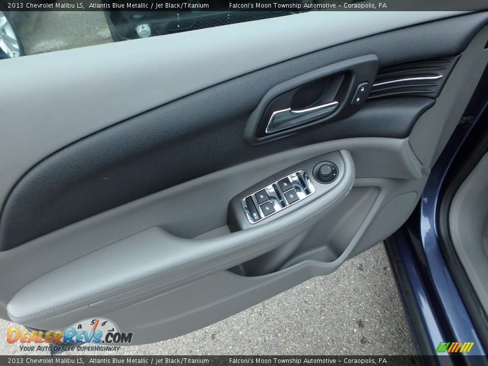 2013 Chevrolet Malibu LS Atlantis Blue Metallic / Jet Black/Titanium Photo #20