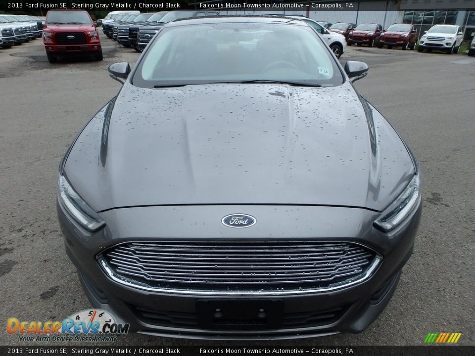 2013 Ford Fusion SE Sterling Gray Metallic / Charcoal Black Photo #7